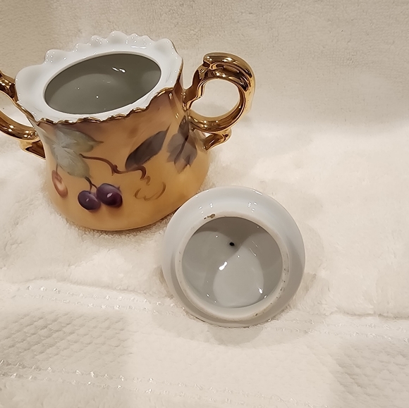 Sugar Dish and Cream Pitcher Lancaster Hanley England vintage - Picture 11 of 15